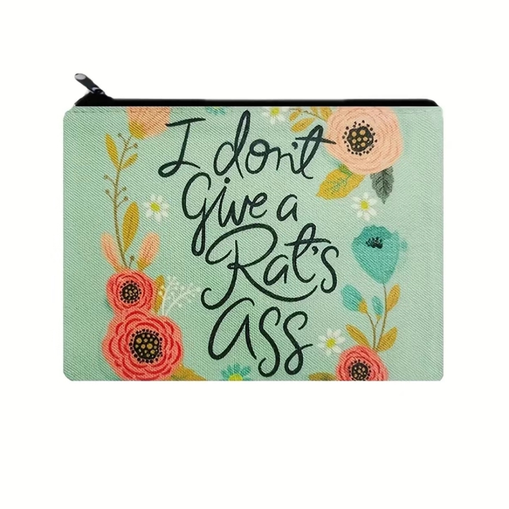 🆕 NIP FUNNY/CUTE SAYINGS COSMETIC POUCH/PURSE ORGANIZER